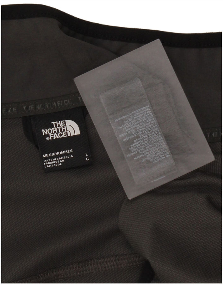 Męska kurtka dresowa bez rękawów The North Face, duża, szara, z poliestru