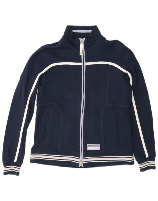 Kurtka damska Champion Easy Fit dresowa Top UK 10, mała, granatowa, bawełniana
