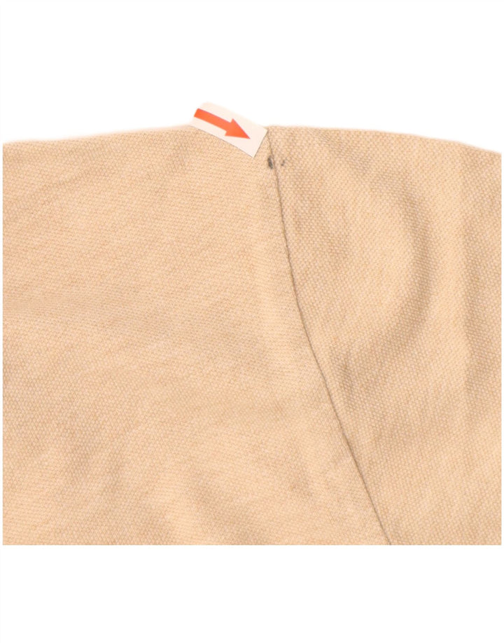 POLO RALPH LAUREN Męska koszulka polo o dopasowanym kroju, mała, beżowa, bawełniana