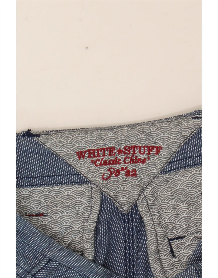 Męskie spodenki Chino White Stuff W32 Średni niebieski, bawełniany