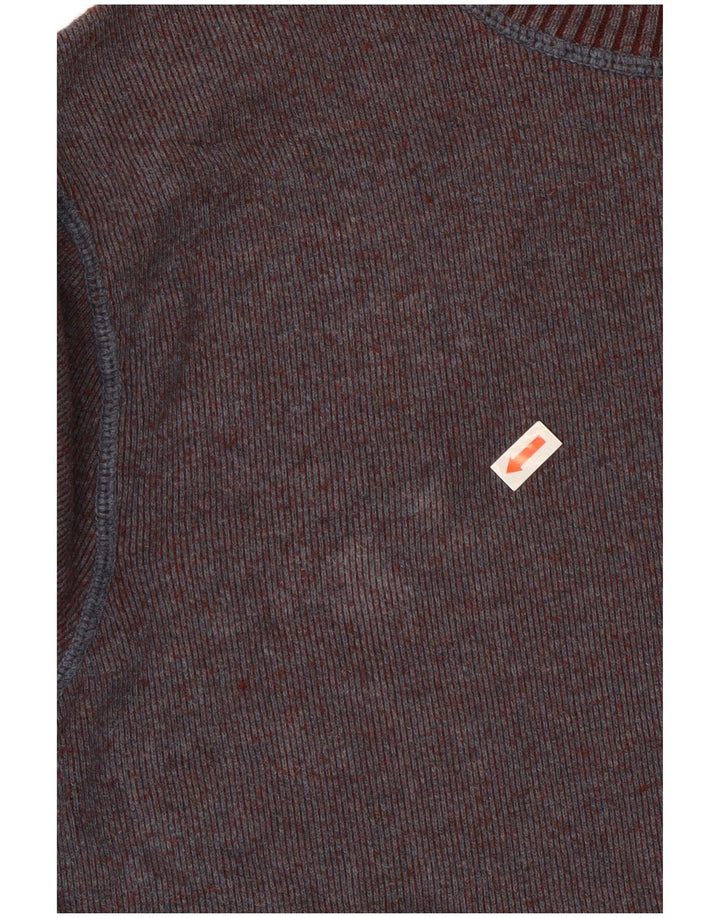 Męska bluza dresowa Quiksilver, średnia bordowa bawełna