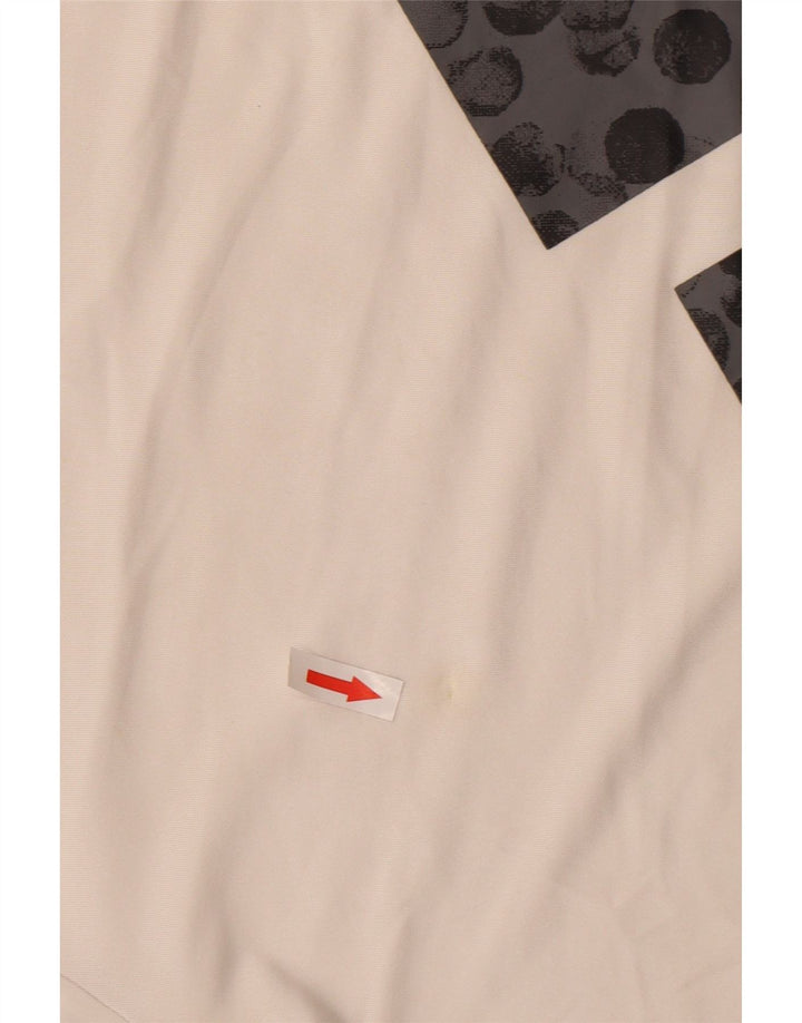 Chłopięca koszulka Adidas Climalite z grafiką, 13-14 lat, duża, biała, poliestrowa