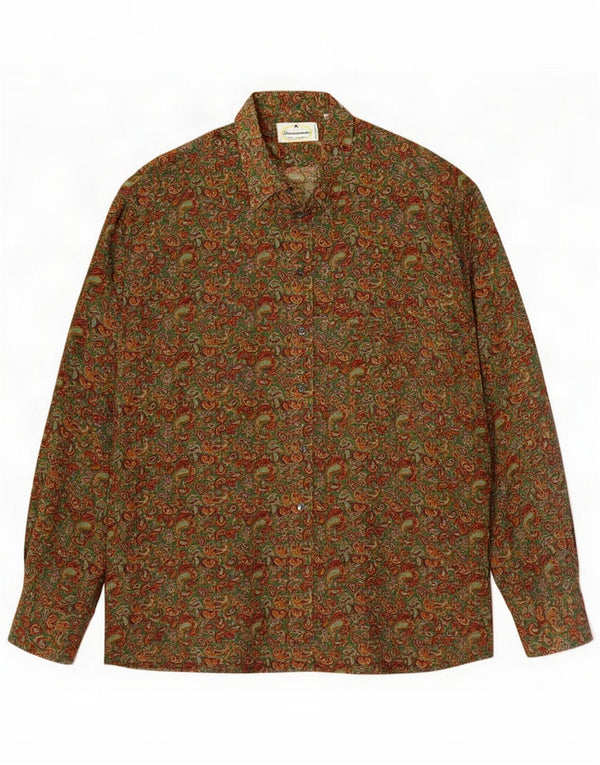 Bananarama Koszula męska XL Khaki Paisley Wiskoza