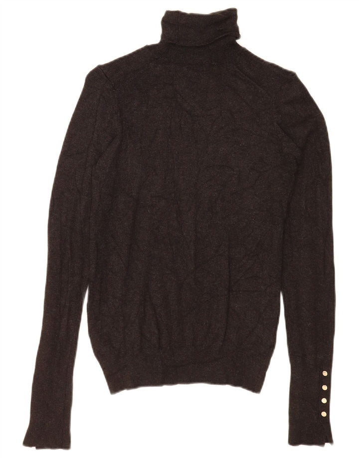 Damski sweter z golfem Zara UK 8 Small Szara wiskoza