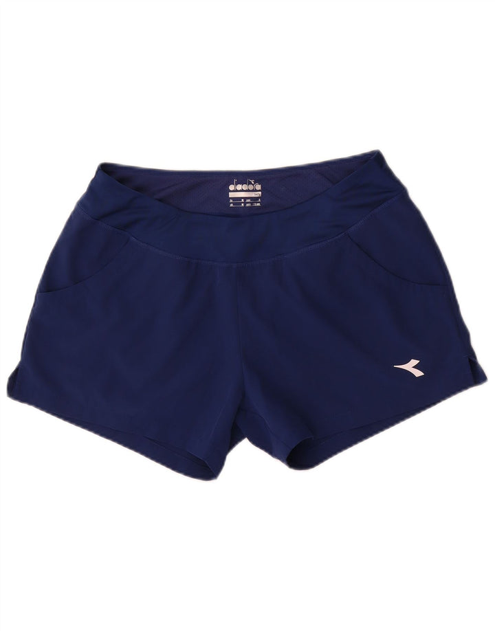 Damskie spodenki sportowe Diadora UK 14, średni granatowy poliester