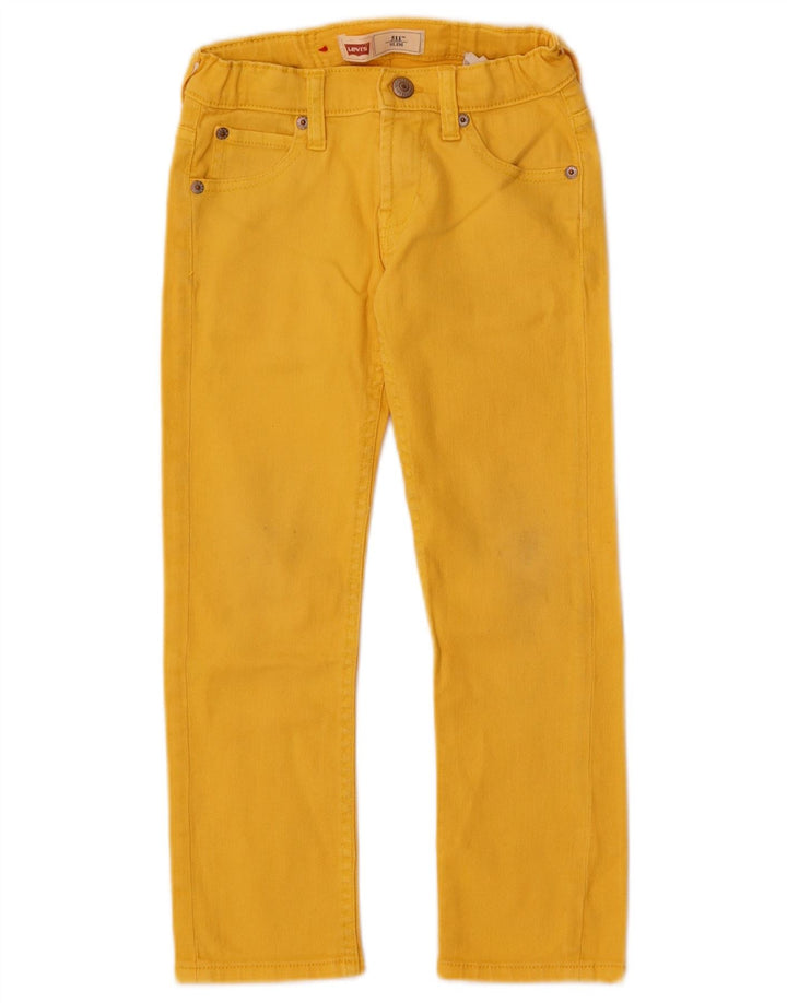 Levi's Boys 511 Slim Jeans 5-6 lat W22 L21 Żółta bawełna