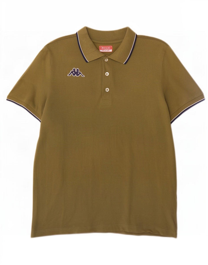 Męska koszulka polo Kappa, kolor khaki