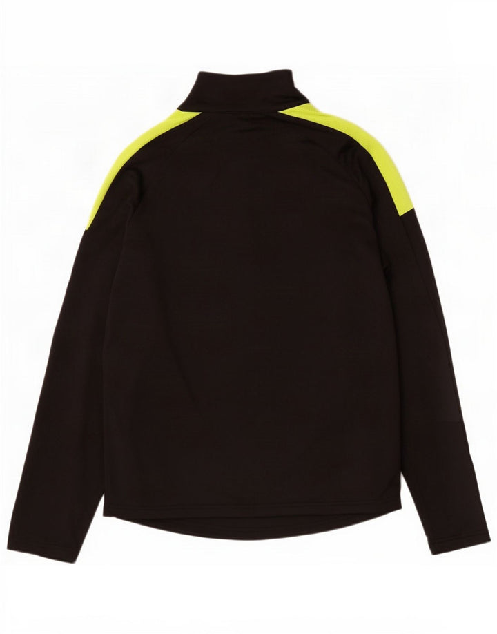 Ellesse Męski dres z zamkiem błyskawicznym Top średni czarny Kolorblok