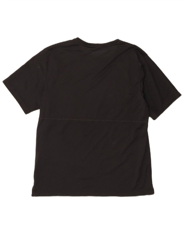 Męska koszulka Nike Dri Fit Top, średni czarny poliester