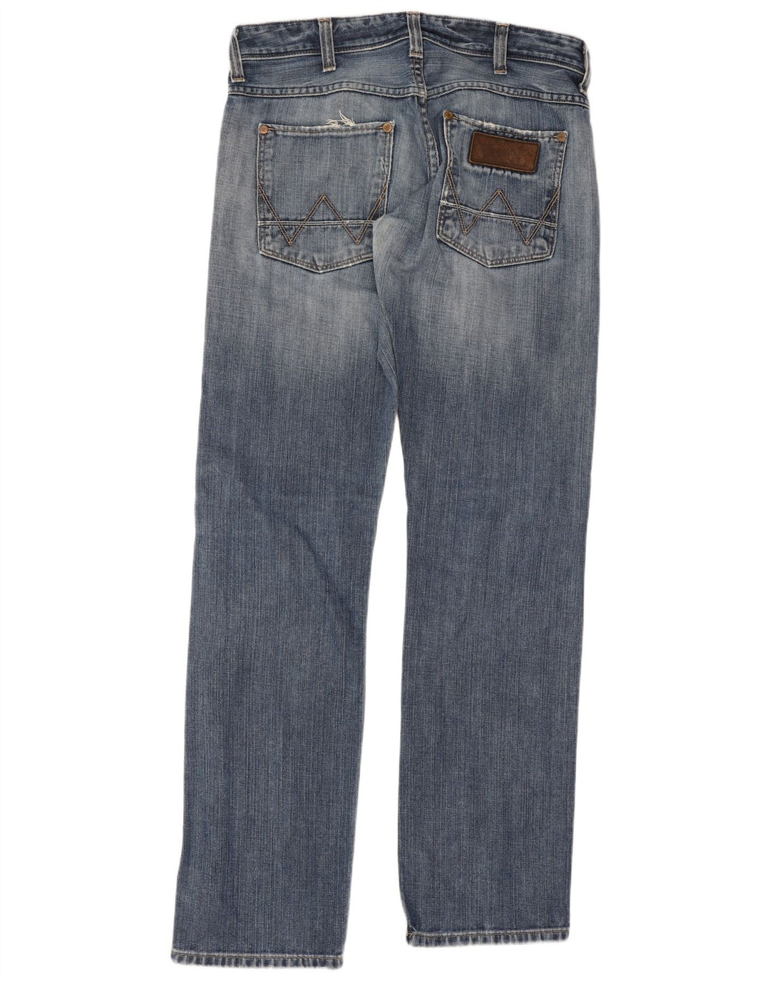 Damskie jeansy Wrangler Crank Straight W32 L34 Niebieskie, bawełniane