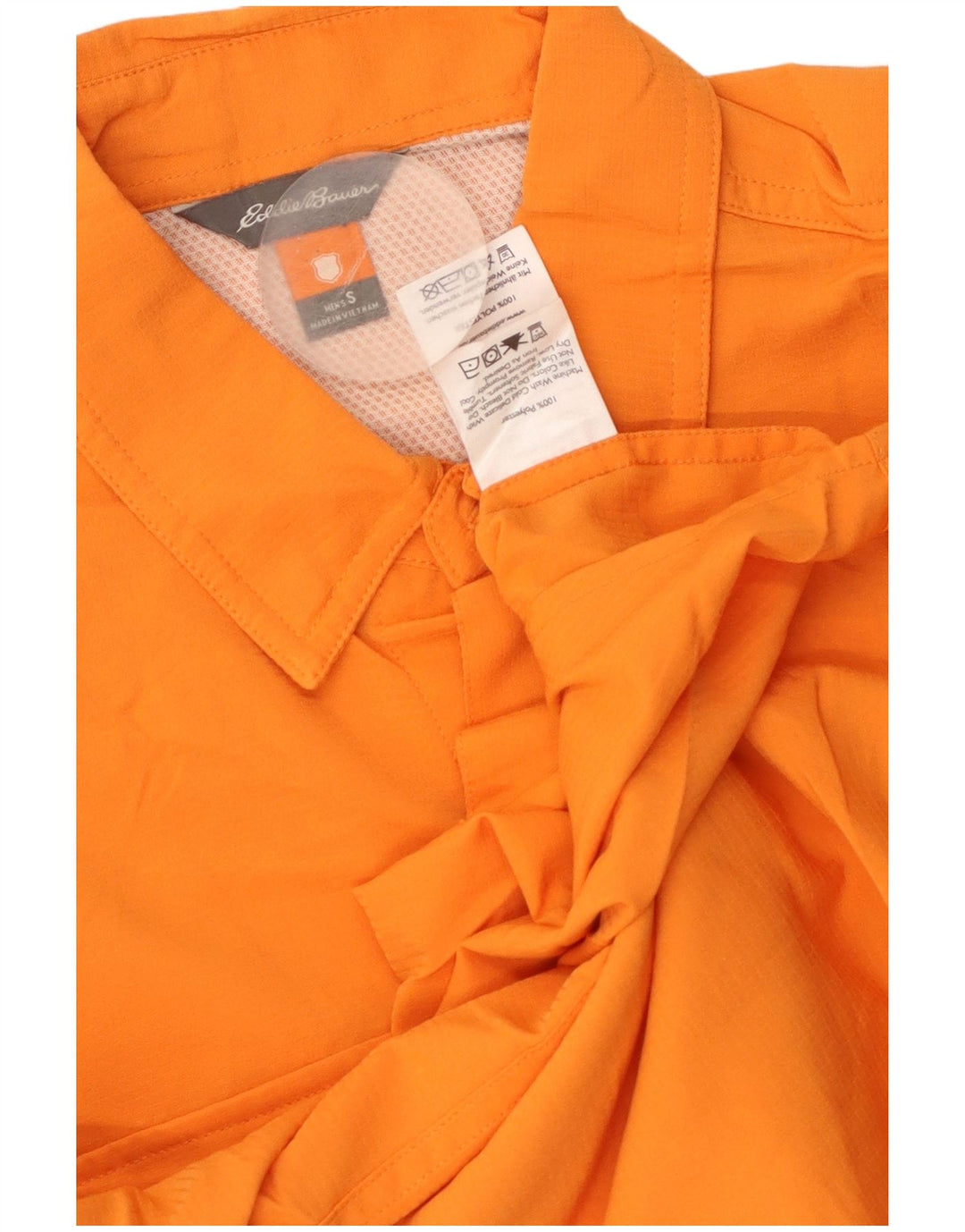 Koszula męska EDDIE BAUER, mała, pomarańczowa, poliestrowa