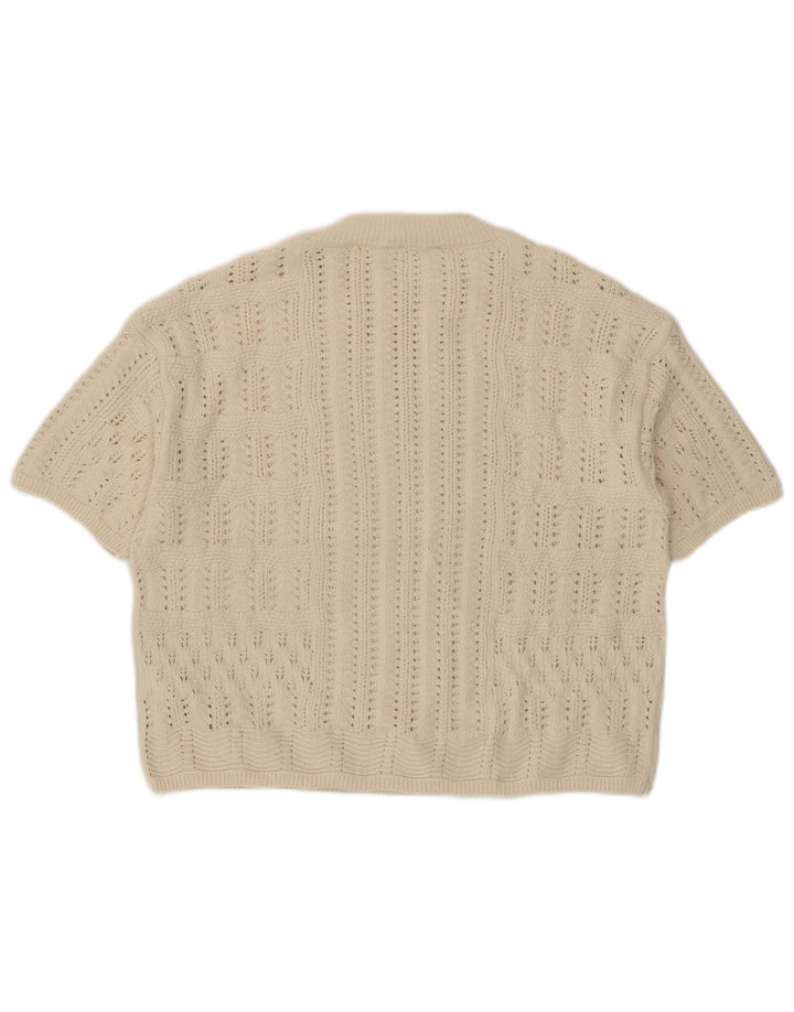 Marks & Spencer Damski sweter z okrągłym dekoltem UK 14 Medium Be