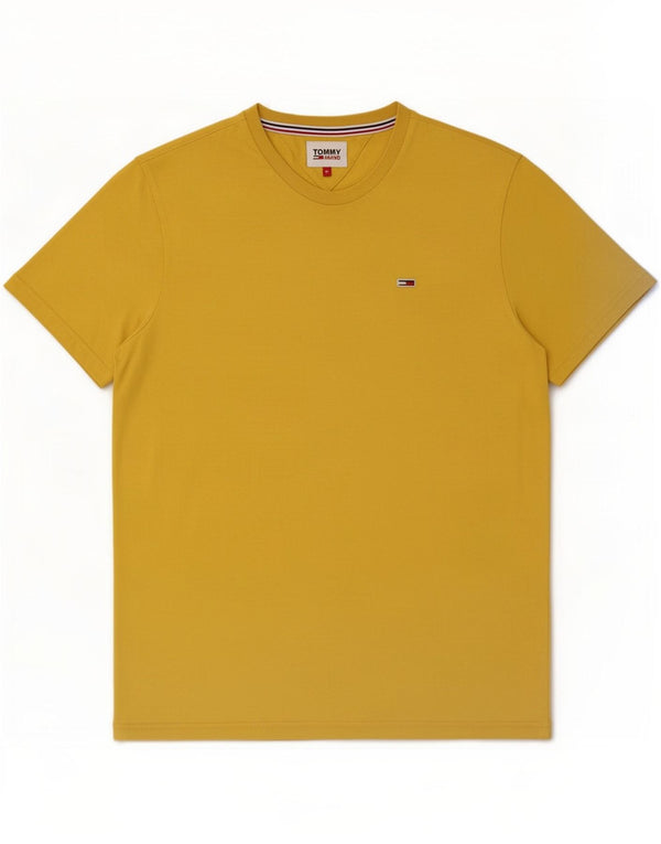 T-shirt męski Tommy Hilfiger Top XL, żółty, bawełniany