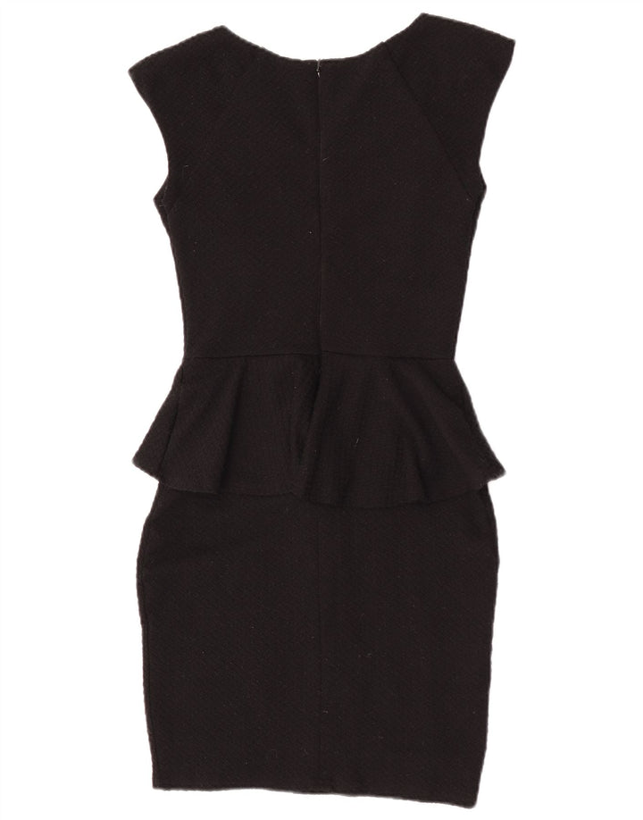 Sukienka damska Lipsy Peplum UK 8, mała, czarna, poliester