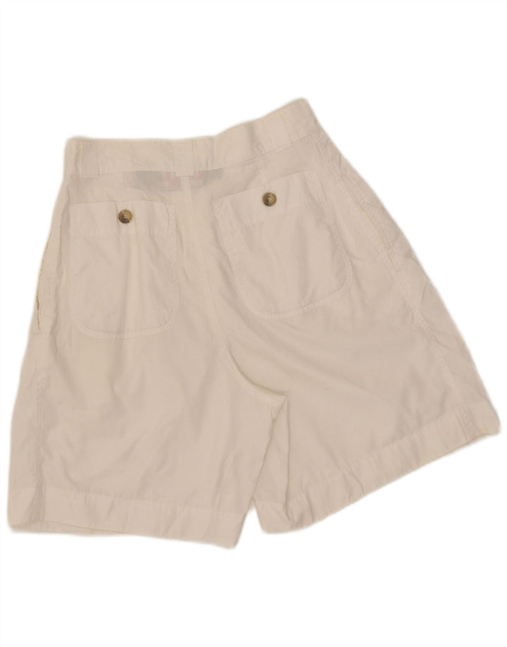 Damskie spodenki chino z wysokim stanem Outback UK 10 Small W27 Biały poliester