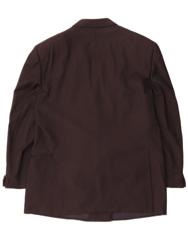 Męska marynarka dwurzędowa Redaelli IT 54 2XL Czarna wełna