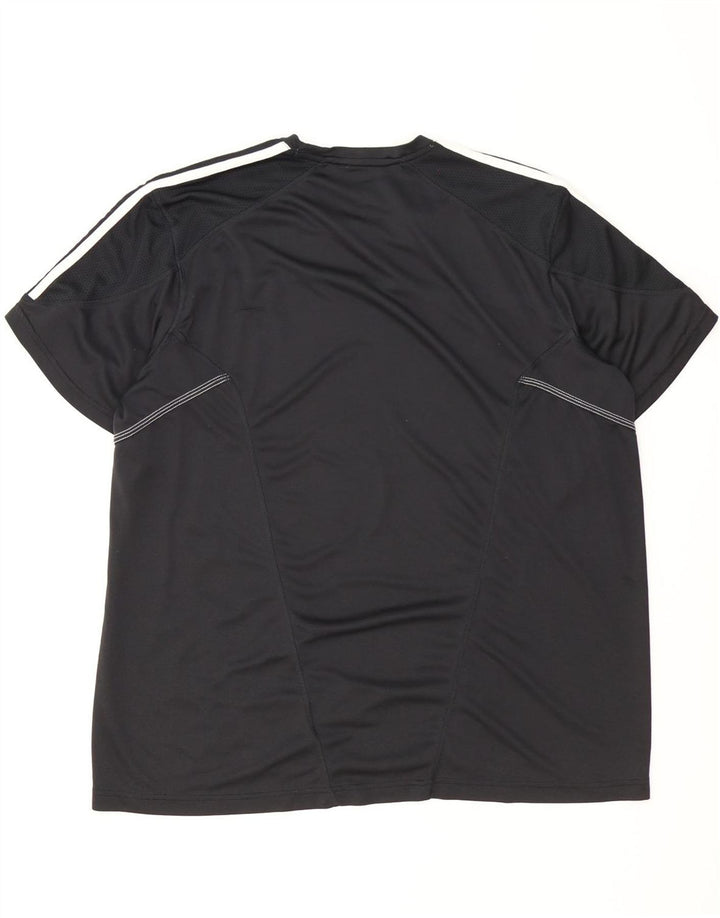 Adidas Męska koszulka Climalite Top 2XL Czarny poliester
