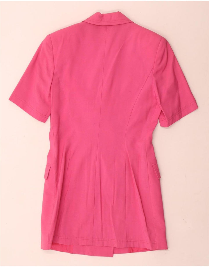 Dwuczęściowy zestaw spódnic damskich z krótkim rękawem w stylu vintage IT 42 Medium W26 Różowy