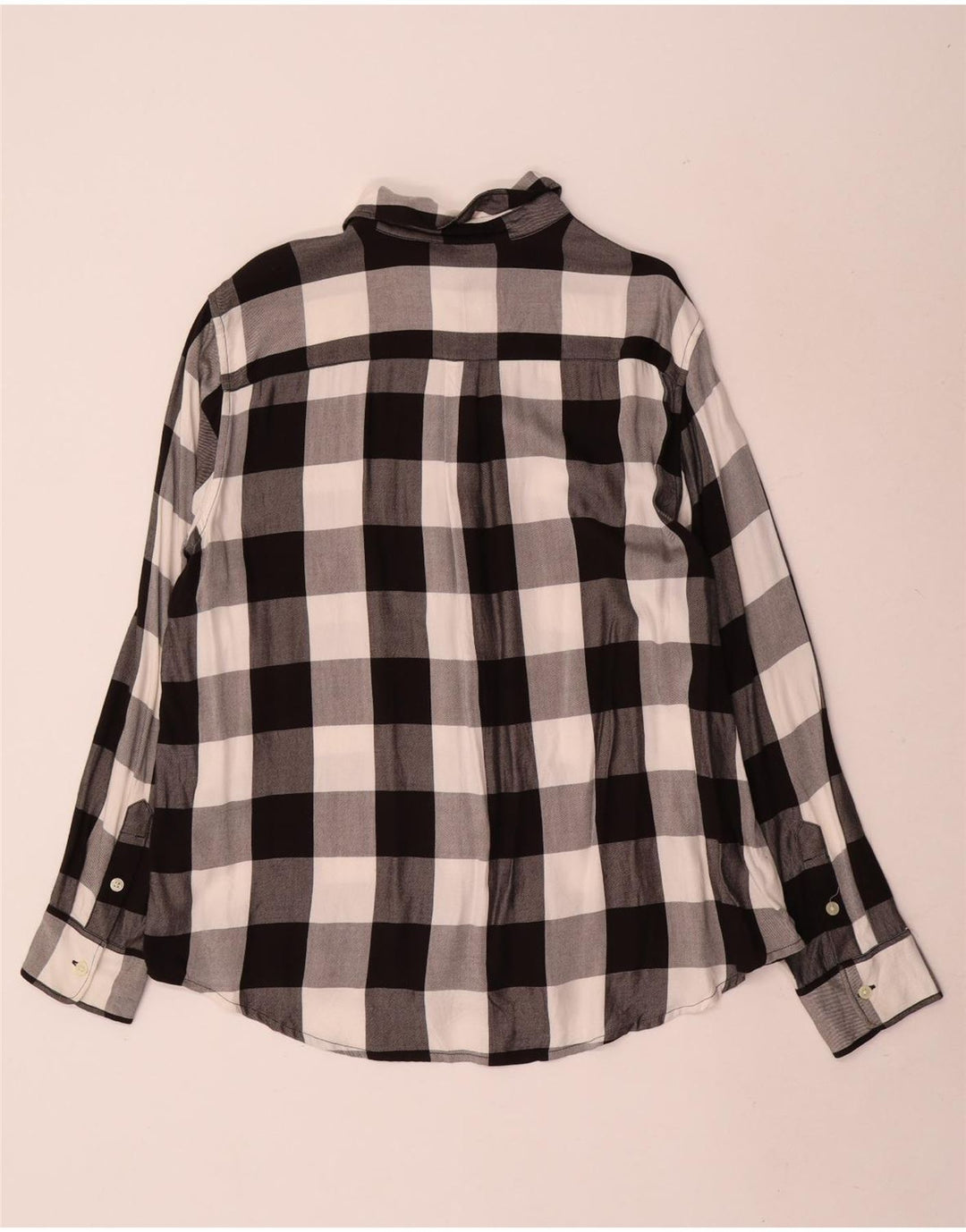Damska koszula flanelowa Levi's Boyfriend UK 16, duża czarna kratka