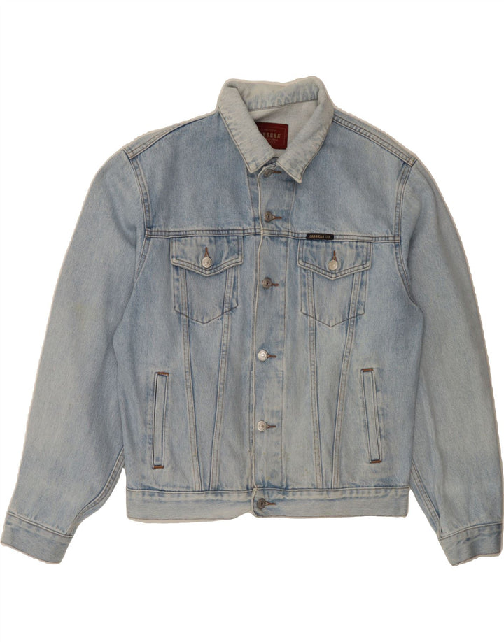 CARRERA Mens Denim Jacket UK 40 Large Blue Cotton Vintage Carrera and Second-Hand Carrera from Messina Hembry 
