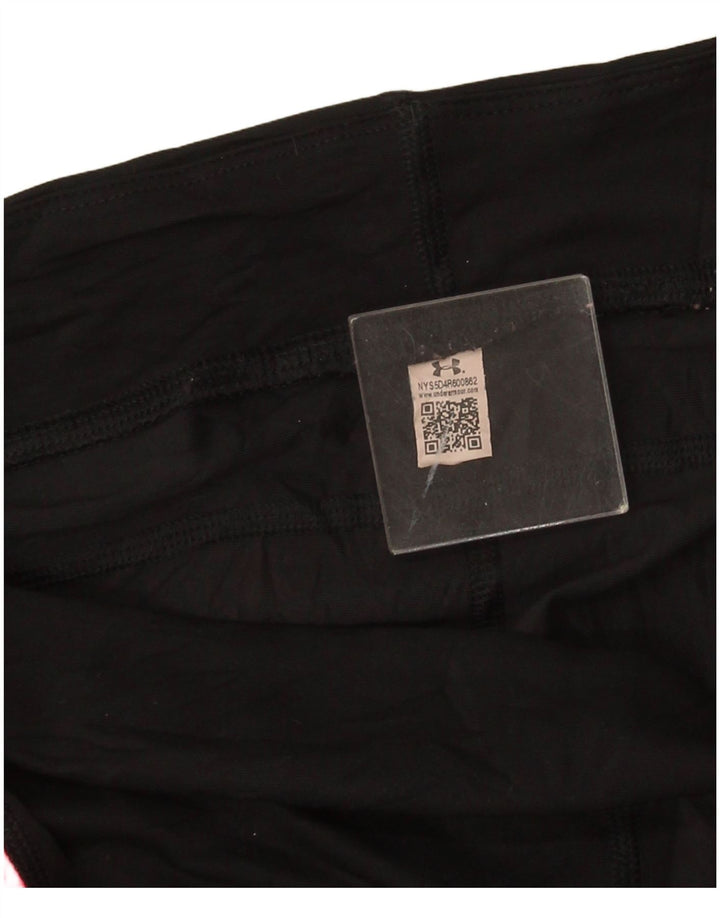 Damskie legginsy Capri Under Armour UK 16, duże, czarne, z blokami kolorów