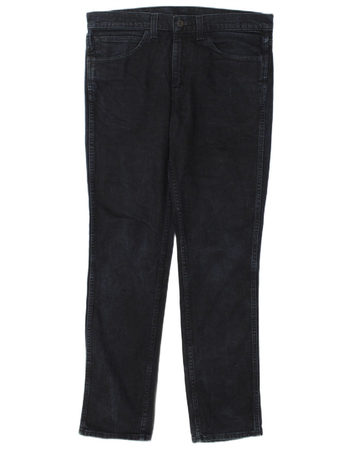 Męskie jeansy Levi's 511 Slim W34 L32 Granatowa bawełna