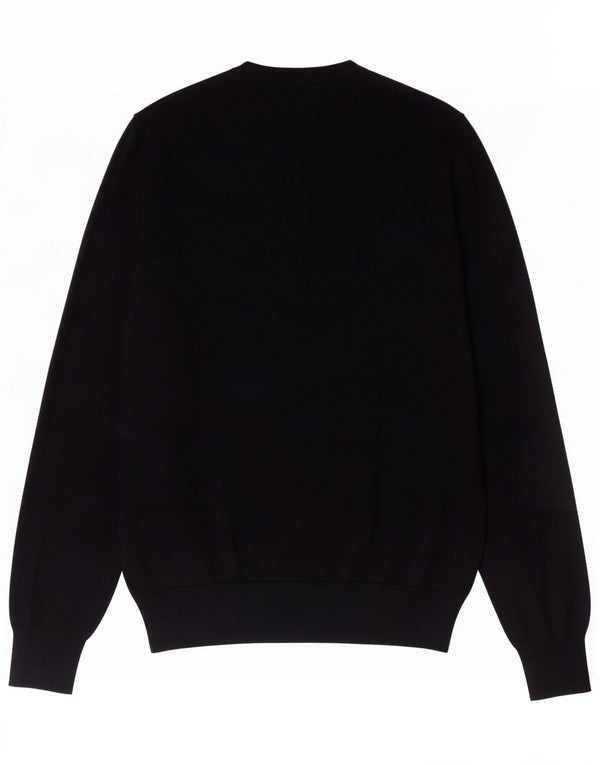 Marks & Spencer Mens Crew Neck Jumper Sweater Medium Navy Blue Cotton