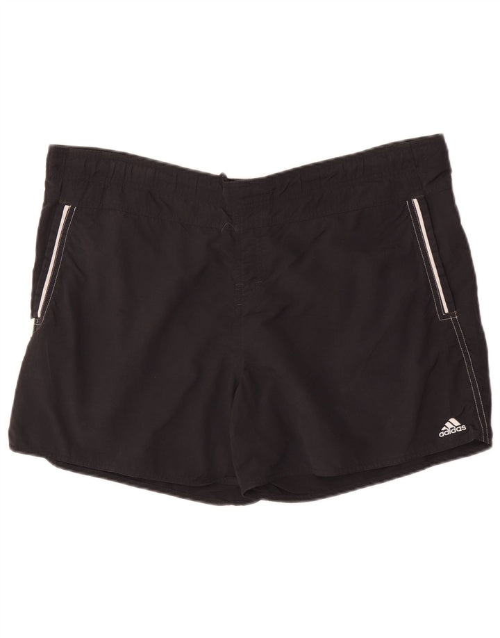 Męskie spodenki kąpielowe Adidas, duże, czarne, nylonowe