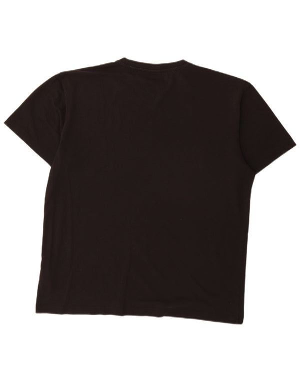 Męski T-shirt z grafiką Tommy Hilfiger Top 2XL w kolorze czarnym