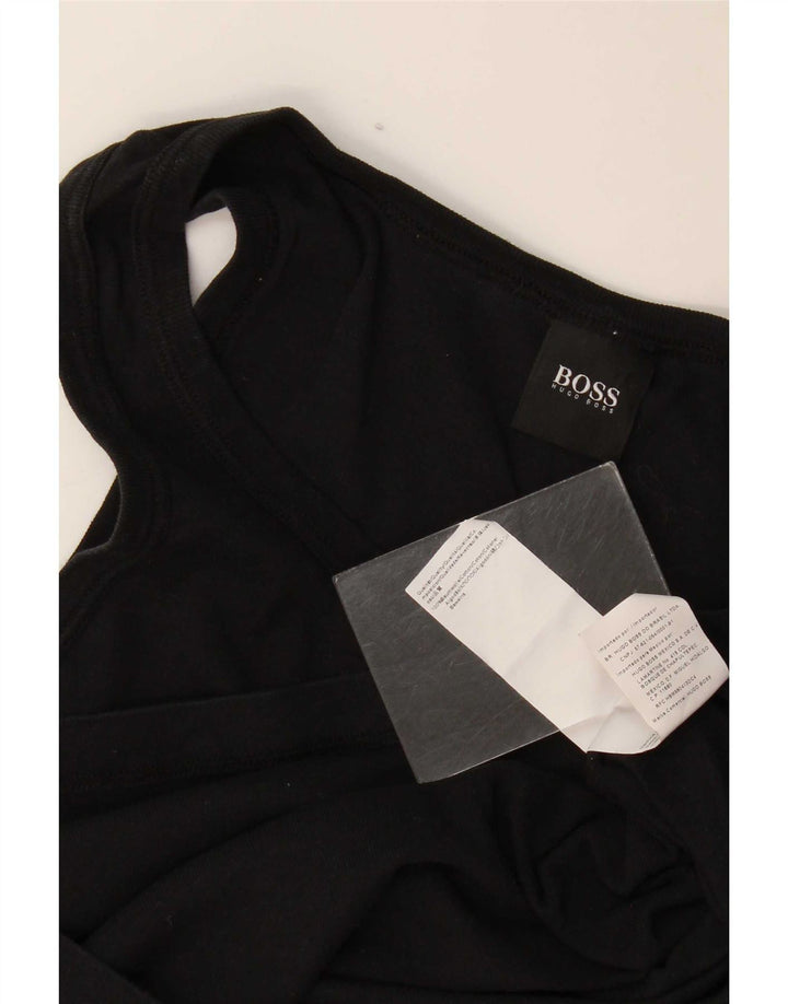 Męska kamizelka Hugo Boss XS, czarna, bawełniana