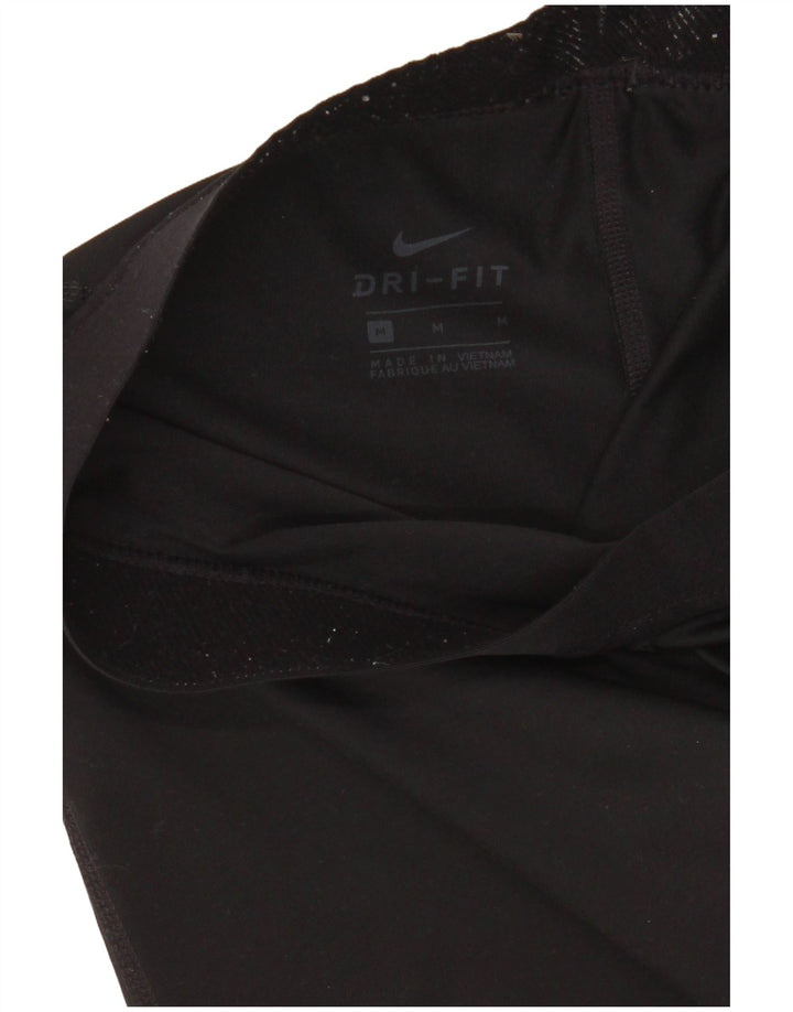 Damskie legginsy Nike Dri Fit Graphic UK 14, średnie czarne