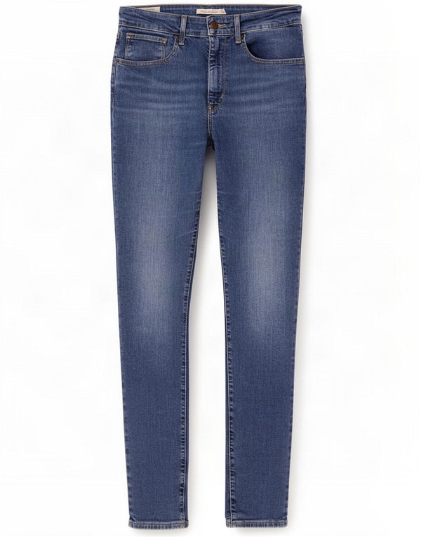 Levi's Womens 721 Skinny Jeans W30 L30 Blue Cotton