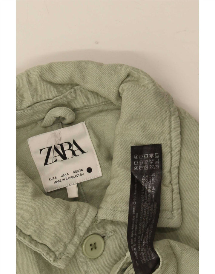 Kurtka męska Zara Utility UK 36 Small, zielona bawełniana