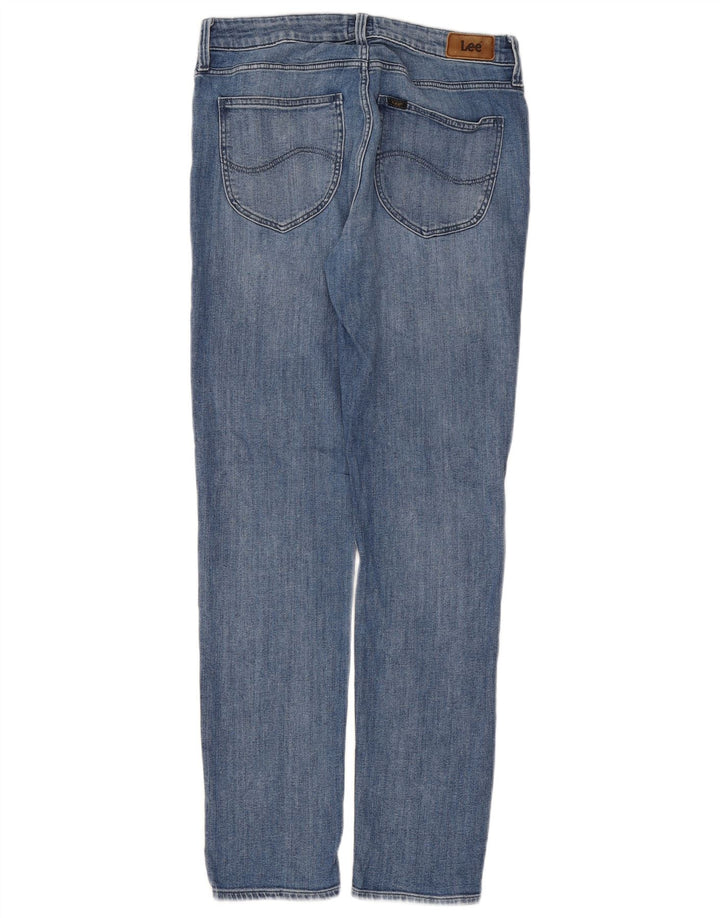 Damskie jeansy Lee Elly Slim W30 L31 Niebieskie bawełniane