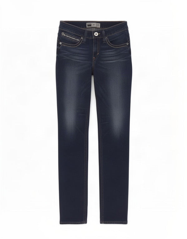 Damskie jeansy Levi's Demi Curve Skinny W30 L34 Granatowa bawełna