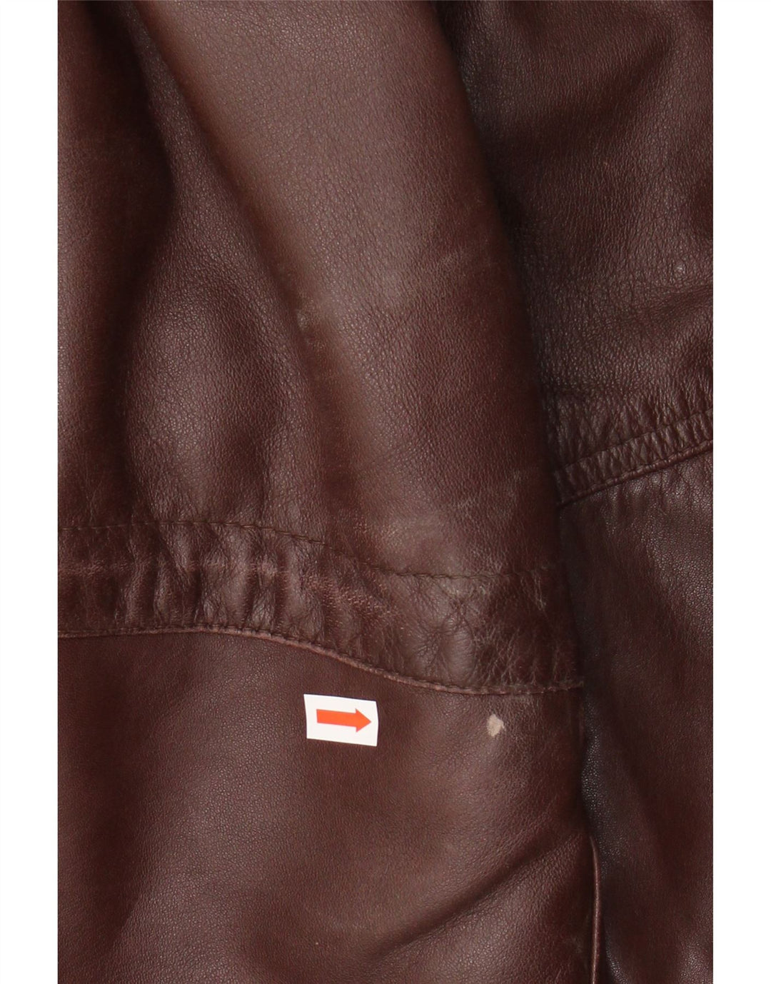 Męska kurtka skórzana SARDAR UK 42 XL Brązowa skóra