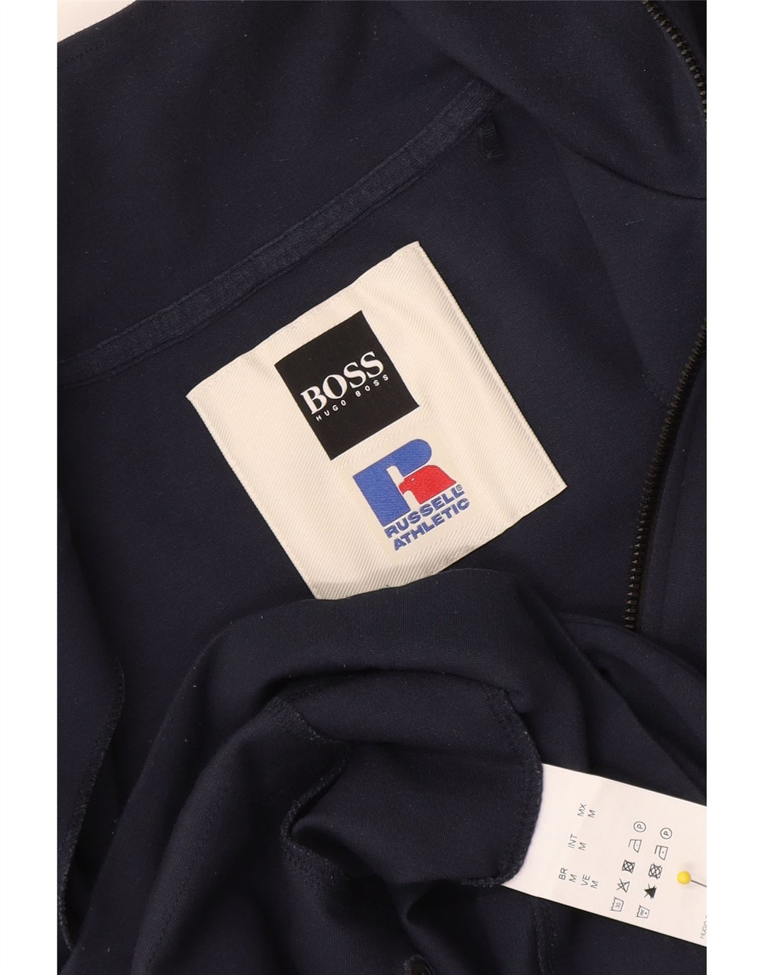 Męska kurtka dresowa Hugo Boss, średnia granatowa wiskoza