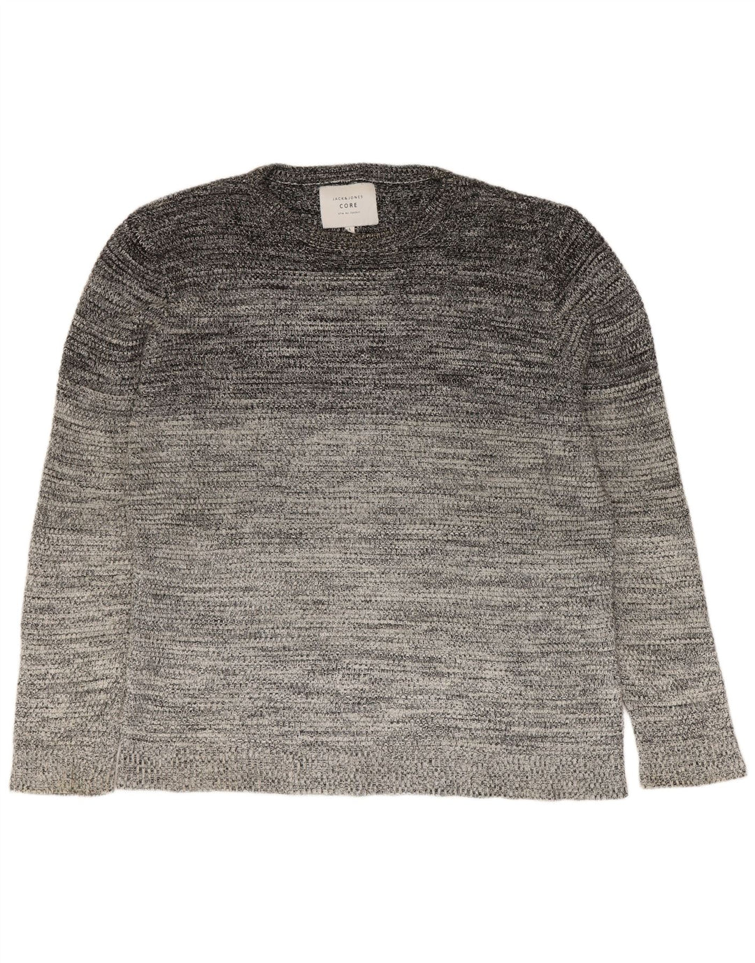 Męski sweter Jack & Jones z okrągłym dekoltem, duży, szary