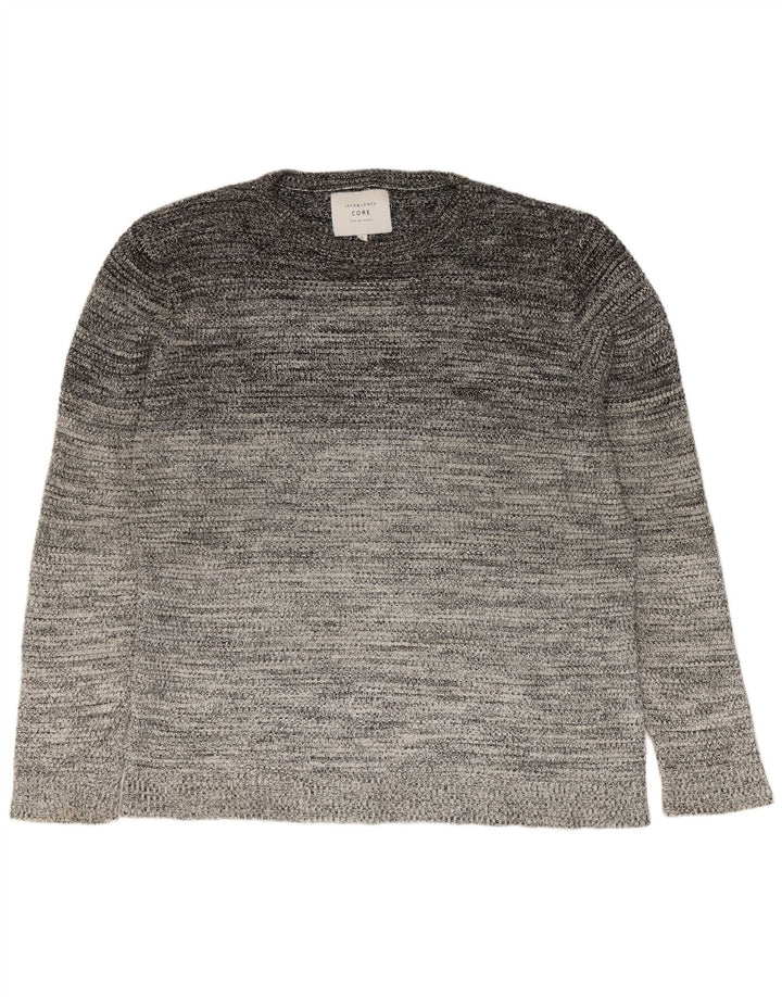 Męski sweter Jack & Jones z okrągłym dekoltem, duży, szary