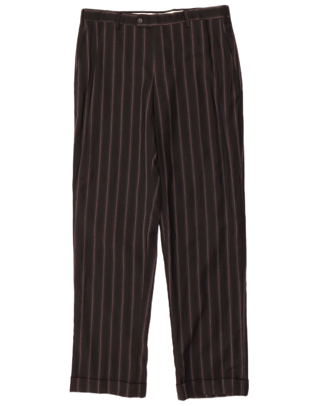 PAL ZILERI Męski garnitur zapinany na 3 guziki IT 50 Large W34 L33 Czarne paski