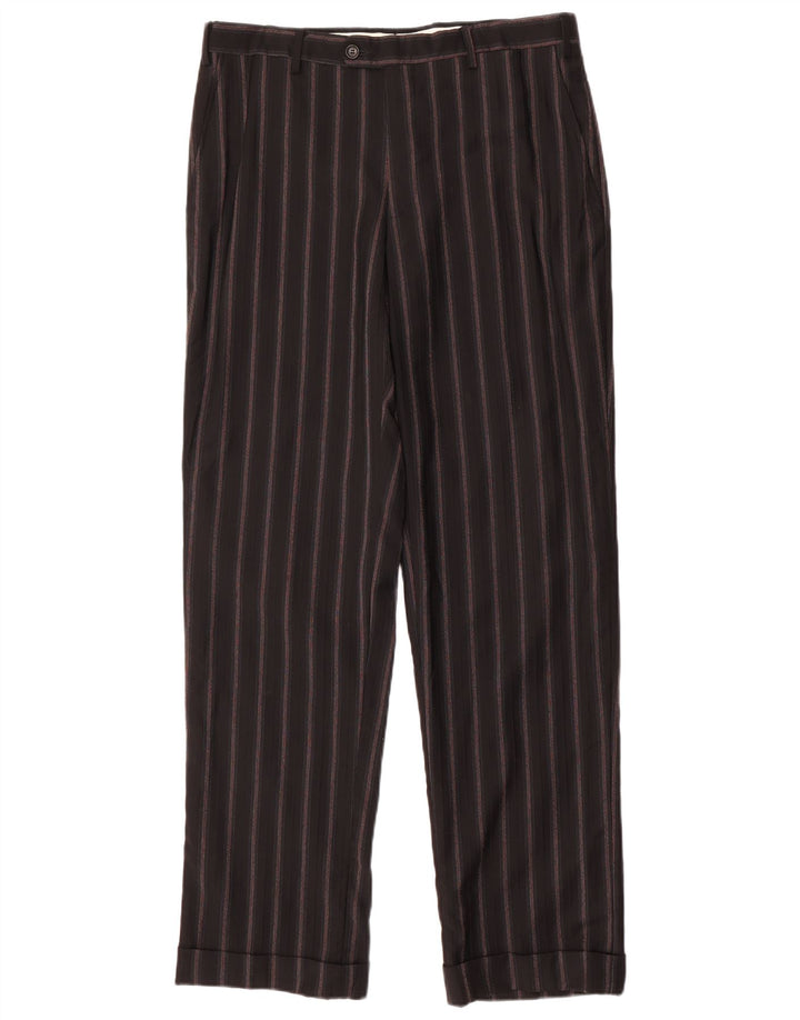 PAL ZILERI Męski garnitur zapinany na 3 guziki IT 50 Large W34 L33 Czarne paski