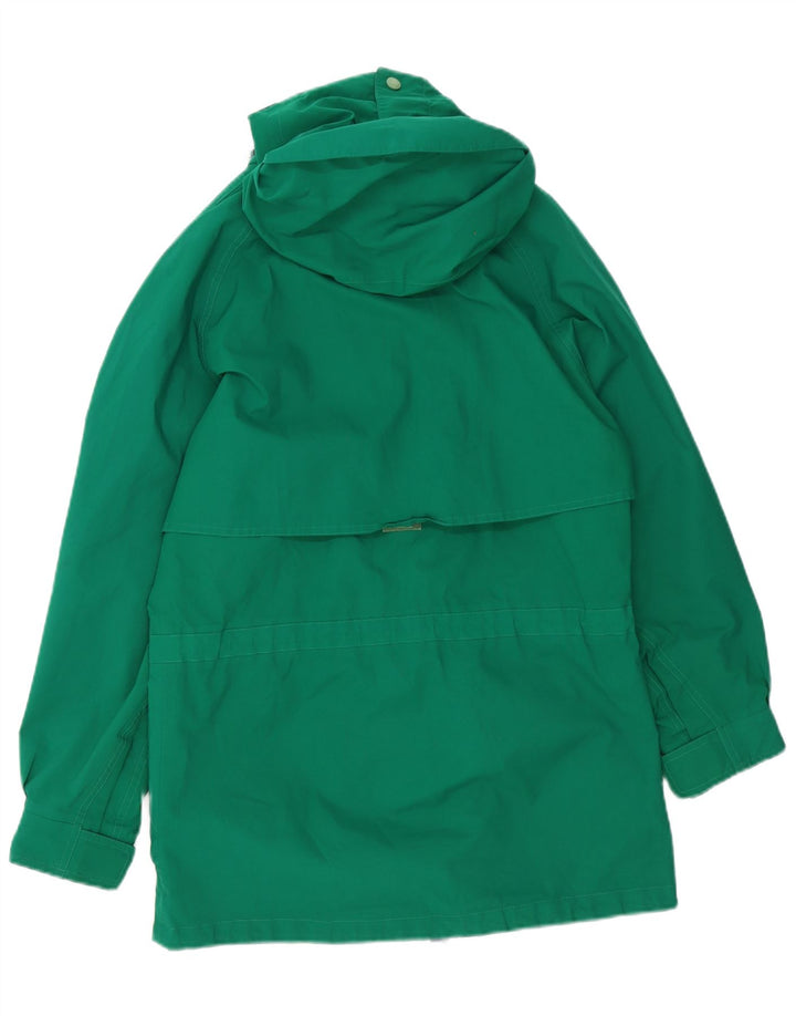 Męska kurtka przeciwdeszczowa z kapturem Eddie Bauer UK 36 Small Green Polyester