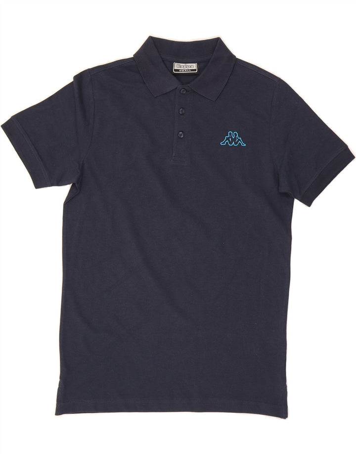 KAPPA Mens Polo Shirt Small Navy Blue Cotton Vintage Kappa and Second-Hand Kappa from Messina Hembry 