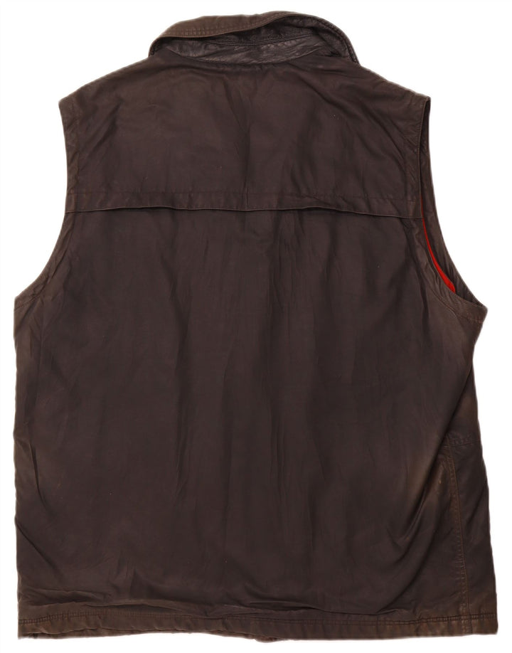 Męska kurtka Paul & Shark Yachting z woskowanej bawełny UK 46 3XL, czarny poliester