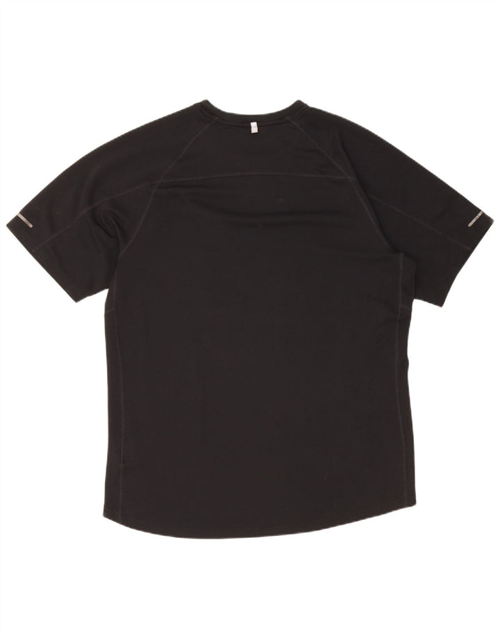 Męski T-shirt Nike Dri Fit, duży, czarny, poliestrowy