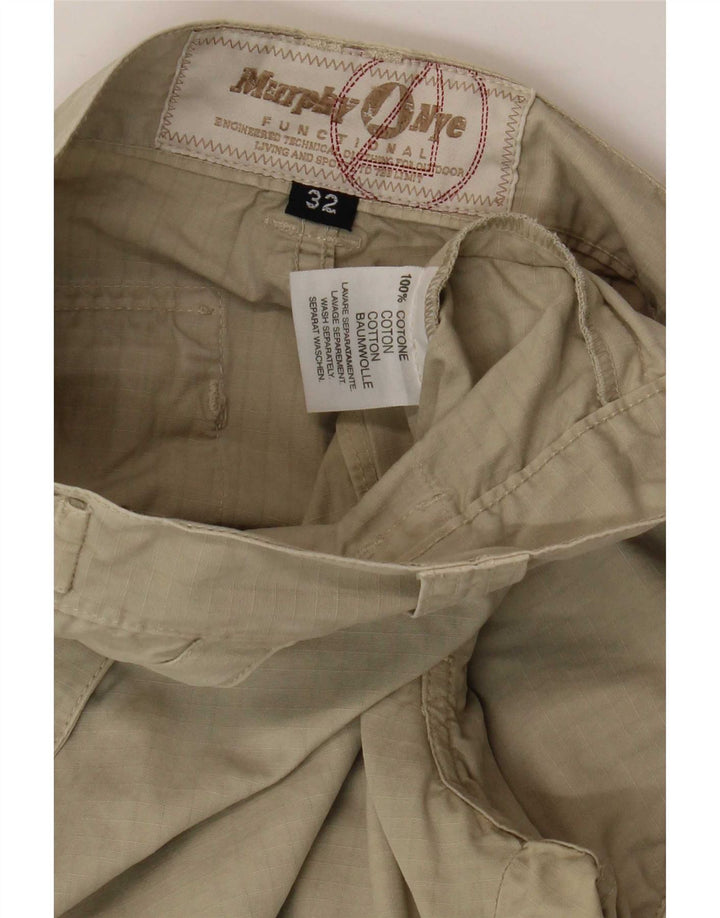 Męskie szorty cargo Murphy & Nye W32, średnia bawełna khaki