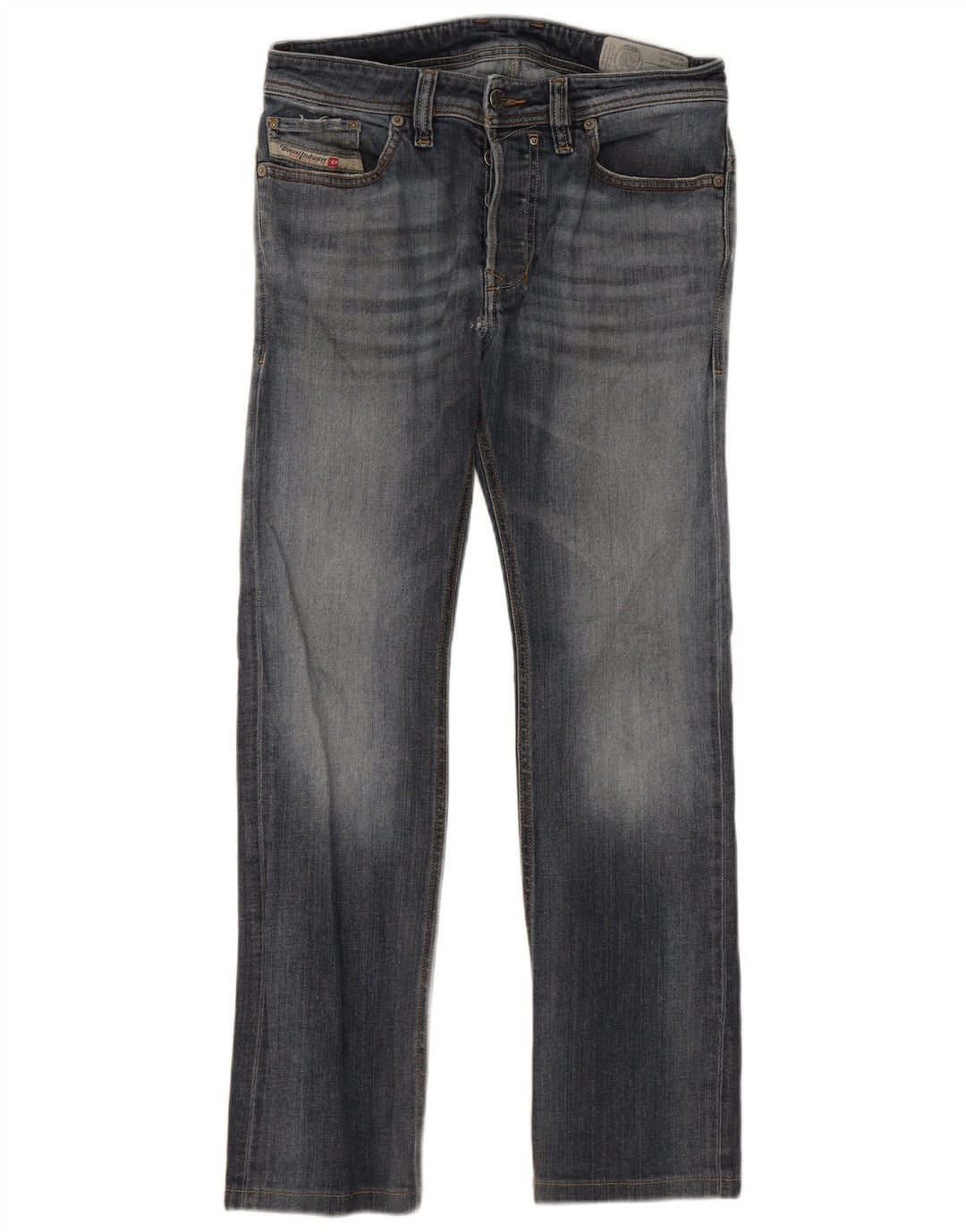 Męskie jeansy Diesel Slim W29 L28 Niebieskie bawełniane