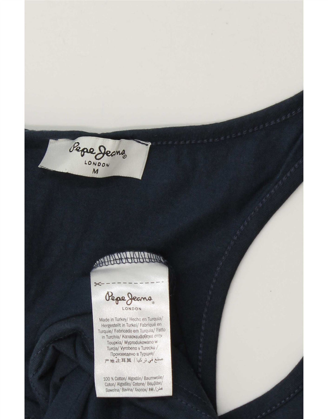 Męska kamizelka PEPE Jeans z grafiką, średnia, granatowa bawełna