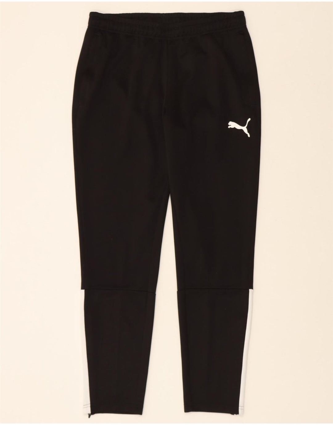 PUMA Womens Tracksuit Trousers UK 14 Medium  Black Colourblock Vintage Puma and Second-Hand Puma from Messina Hembry 