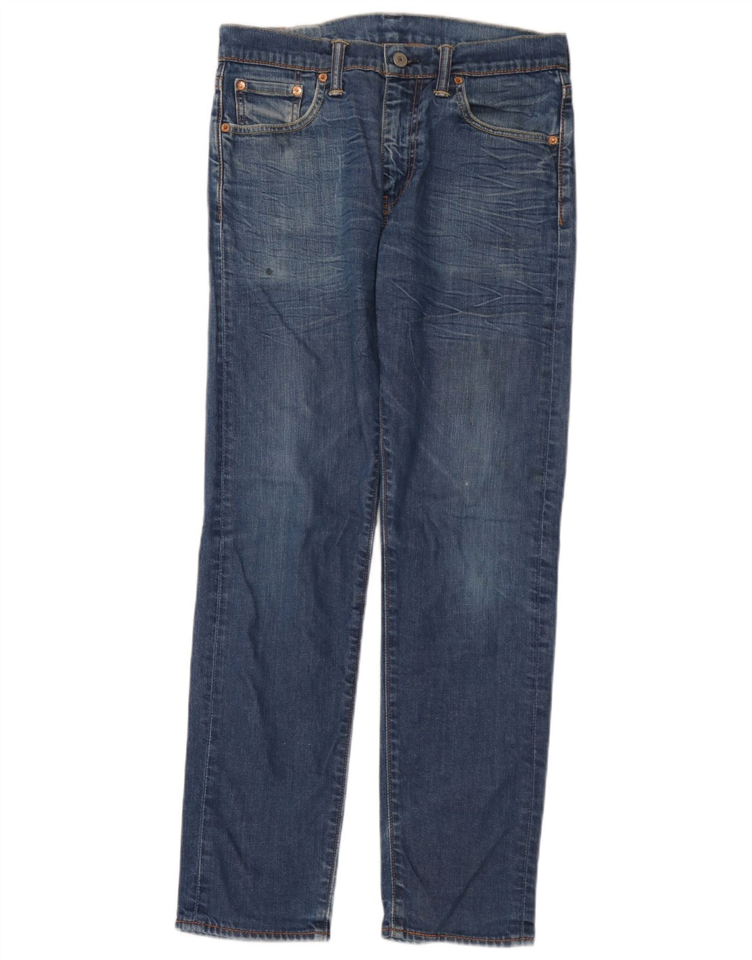 Męskie dżinsy Levi's 508 Straight W30 L30 Niebieskie bawełniane